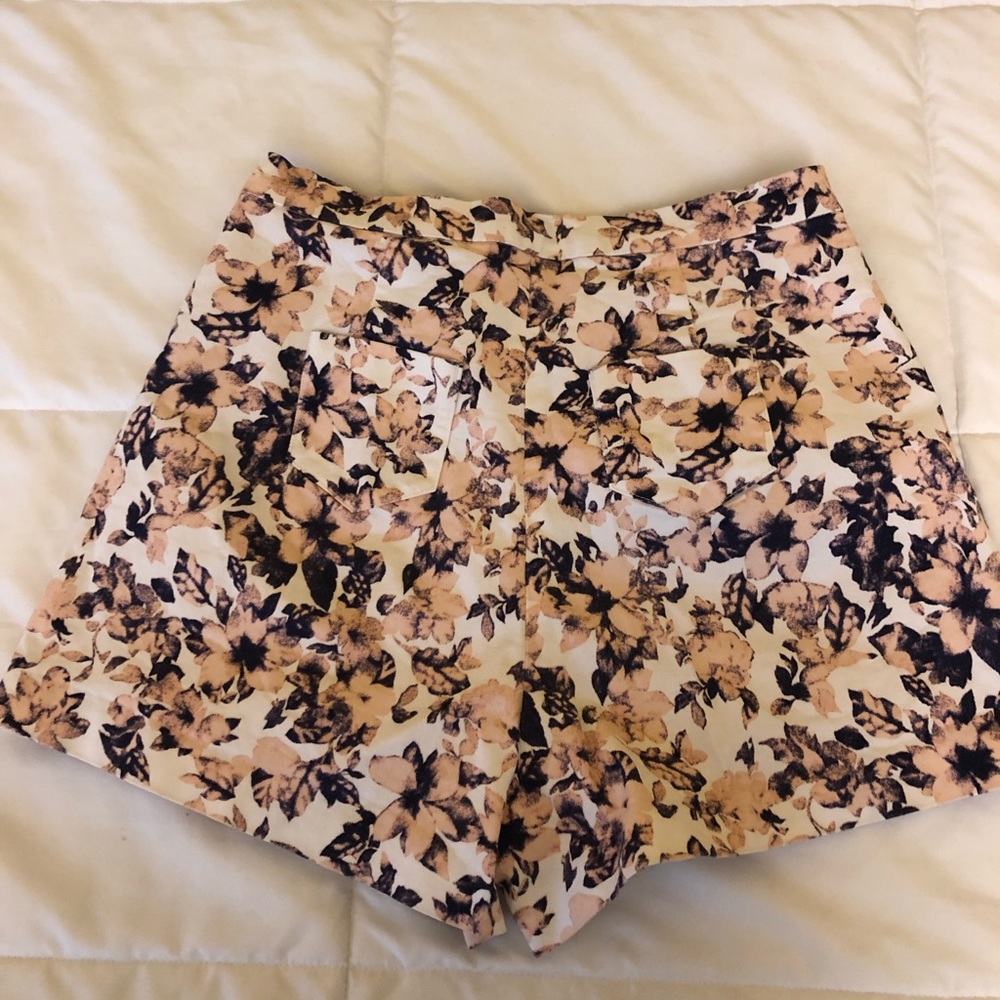 SALE ENDS 1/10:   Pink floral shorts from Japan